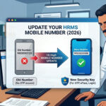 Change Mobile Number in Railway HRMS