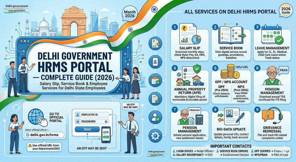 Delhi Government HRMS Portal