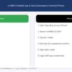 e-HRMS 2.0 mobile app download guide